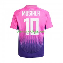 Camisola Alemanha Jamal Musiala 10 Homem Equipamento Segundo Euro 2024 Manga Curta